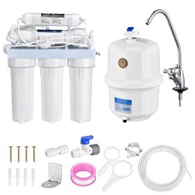 Non-Electric Water Filter System Reverse Osmosis 5 Stage