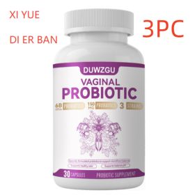 Women's Probiotics 30ct Prebiotics  Cranberry  PH & Odor Support (Option: XI YUE DI ER BAN-3PCS)