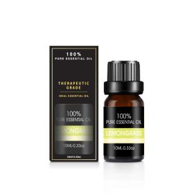 Organic Essential Oils Set Top Sale  Natural Therapeutic Grade Aromatherapy Oil Gift Kit For Diffuser (Option: Lemongrass essential oil)