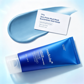 3.52oz Pore Purifying Clay Mud Mask, Facial Mud Mask with AHA BHA PHA & 30% Purifying Clay, Deep Cleansing Skin Care Mask for Refining Skin Look (Style: Meticure - Blackhead mud mask, blue.)