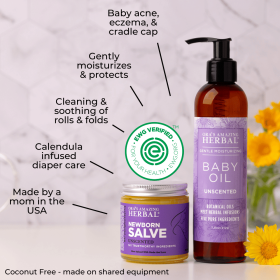 Newborn Salve and Baby Oil Set (size: Full)