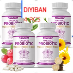 Women's Probiotics 30ct Prebiotics  Cranberry  PH & Odor Support (Option: Picture color-4PCS)